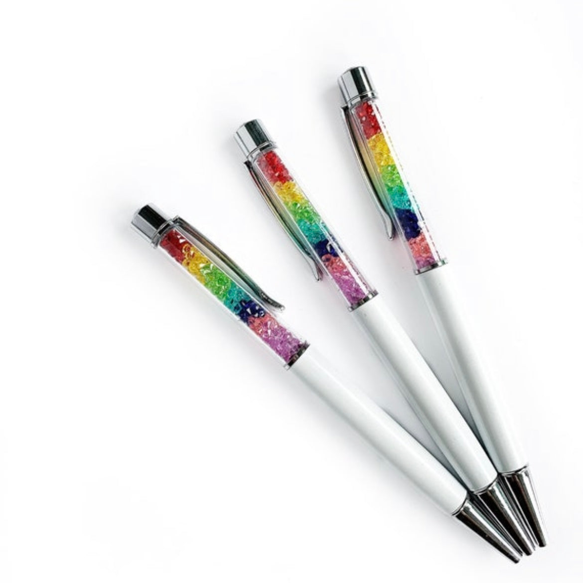 Rainbow Crystal Ballpoint Pen
