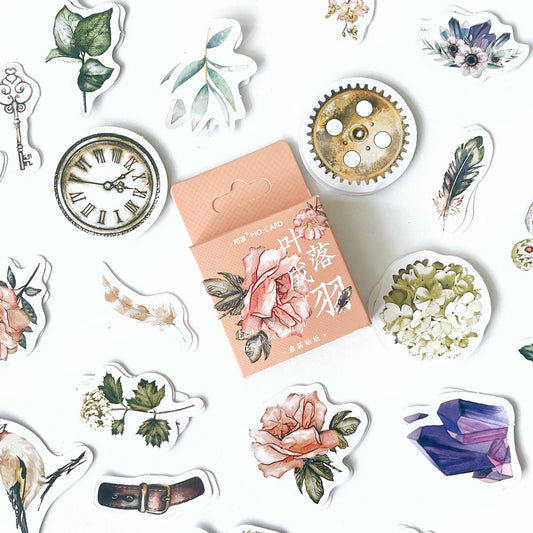 Vintage Floral Stickers