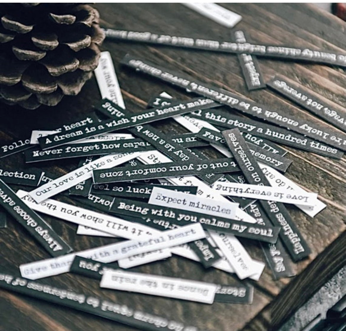 8 Word Sticker Sheets