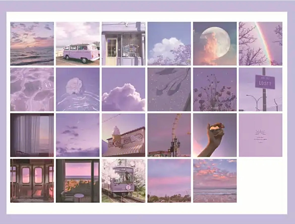 Sunset Moon Stickers