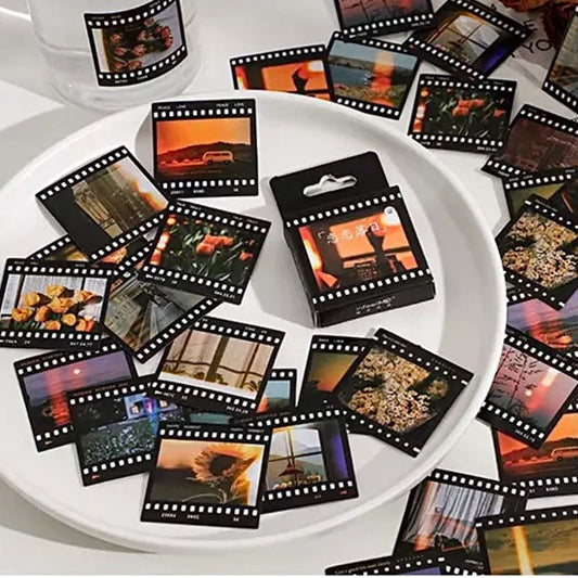 Film Reel Sticker Box
