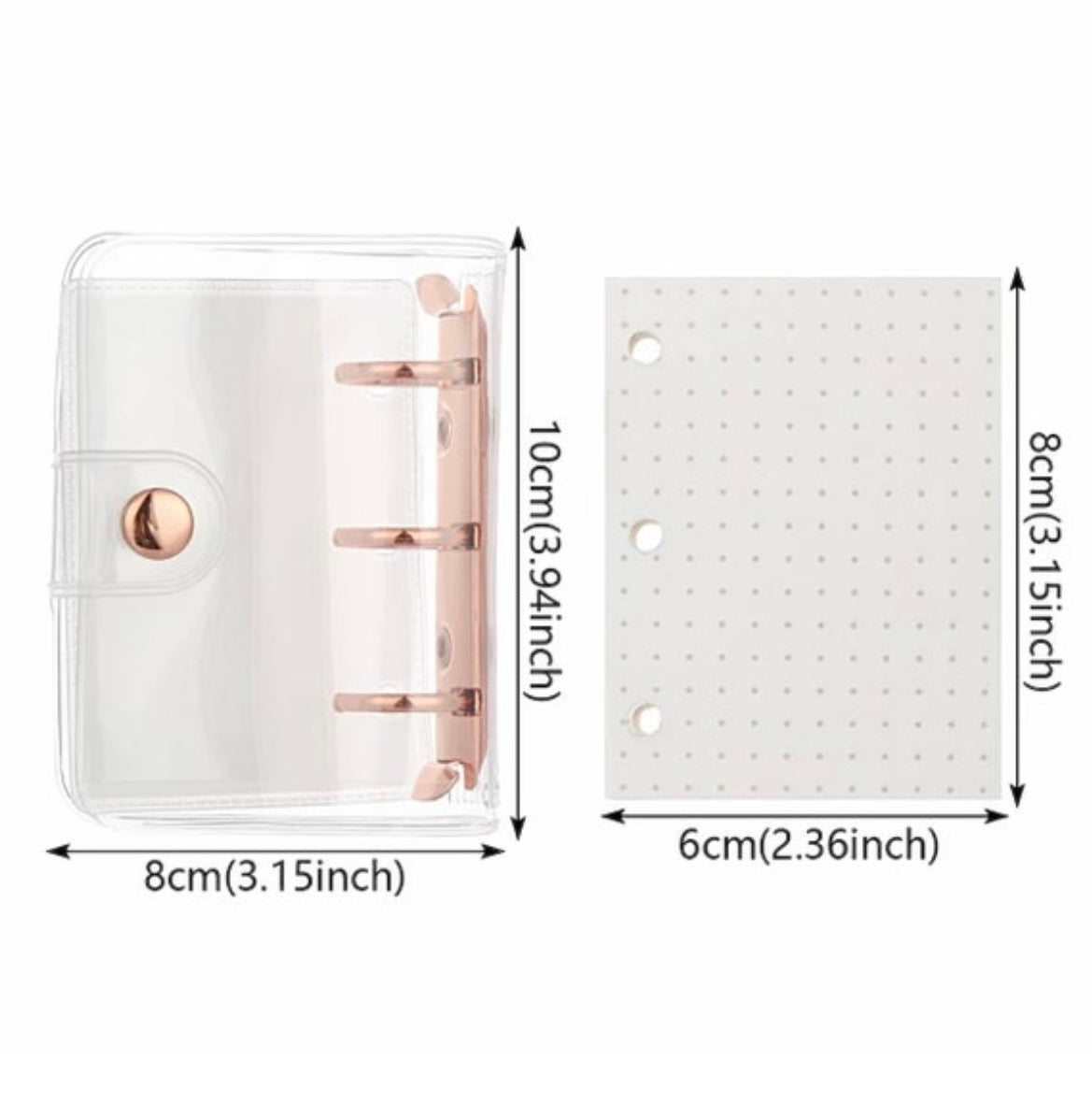 Clear Mini Binder
