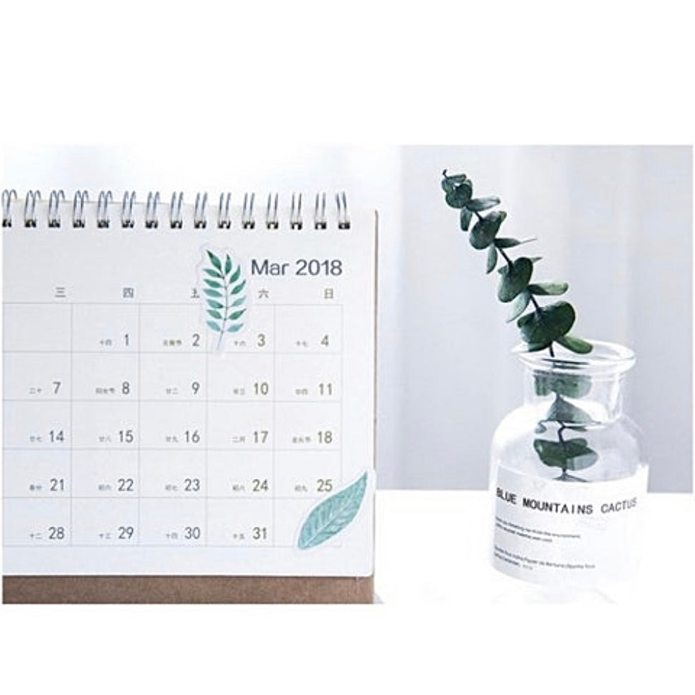 Watercolour Leaf Stickers