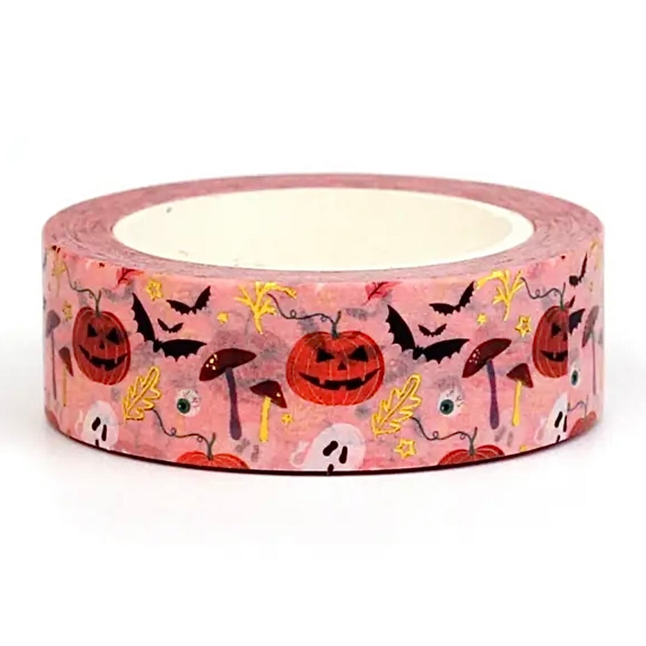 Pink Pumpkin Washi Tape