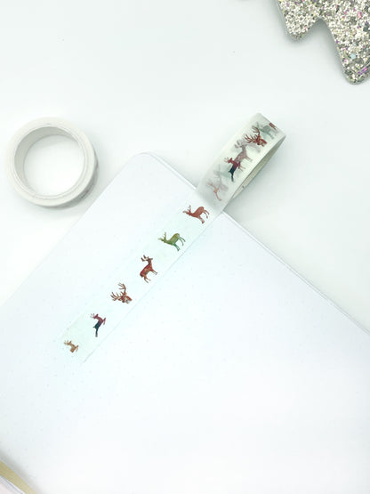 Christmas Reindeer Washi Tape