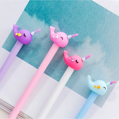 Narwhal Gel Pen Set - 4pc