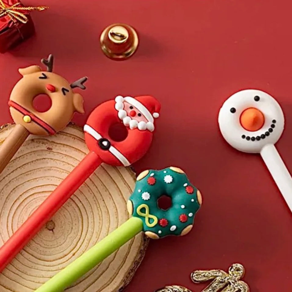 Christmas Doughnut Gel Pen Set