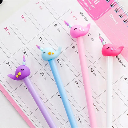 Narwhal Gel Pen Set - 4pc