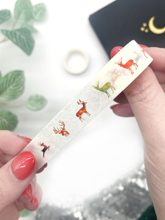 Christmas Reindeer Washi Tape