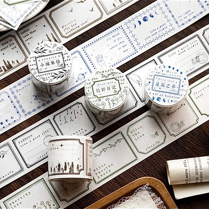 Botanical Moon Washi Tape Roll