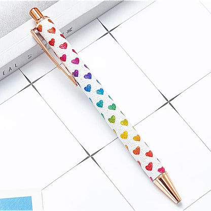 Rainbow Heart Ballpoint Pen