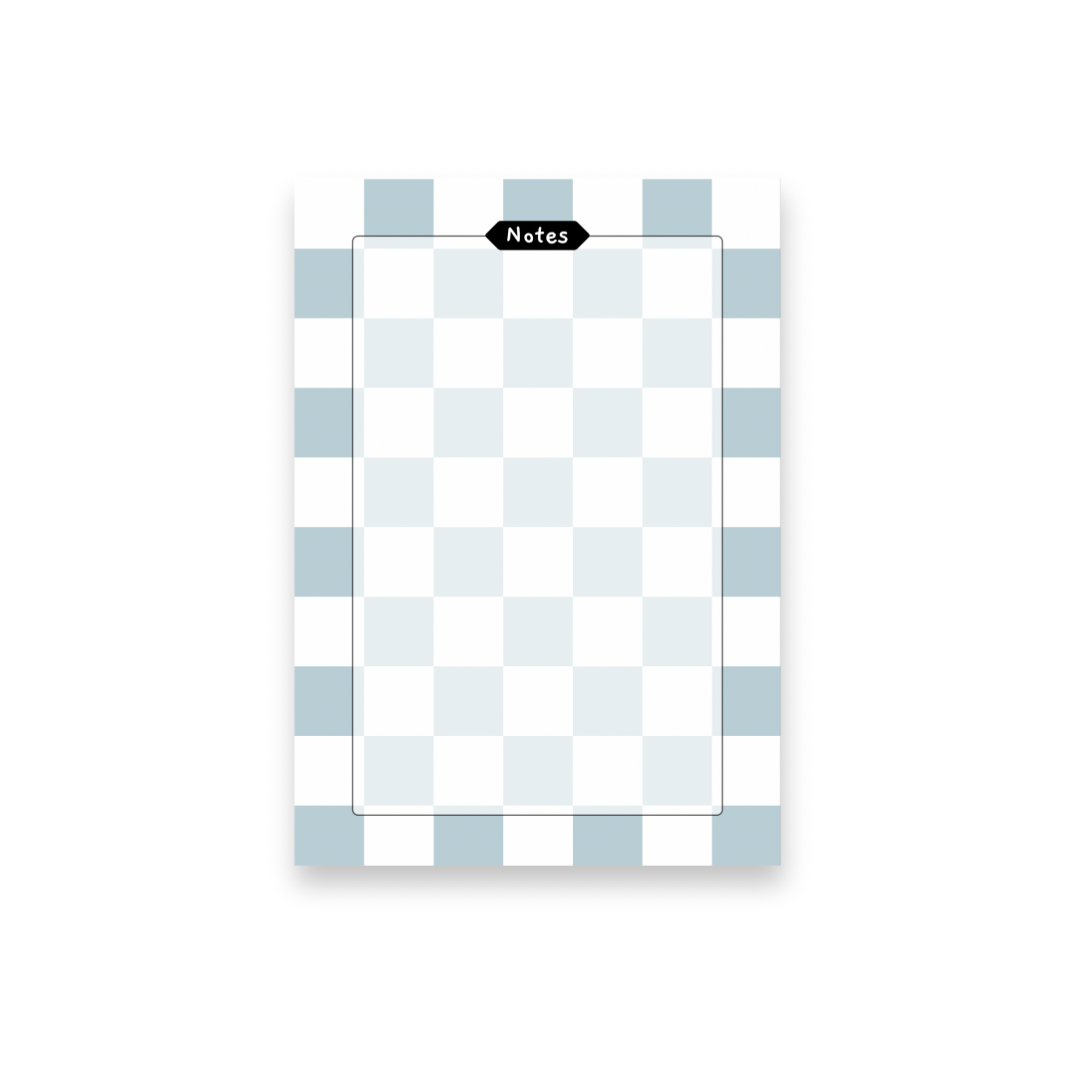 Note Checkerboard Checkerboard Notepad - A5 – Scribblet Stationery