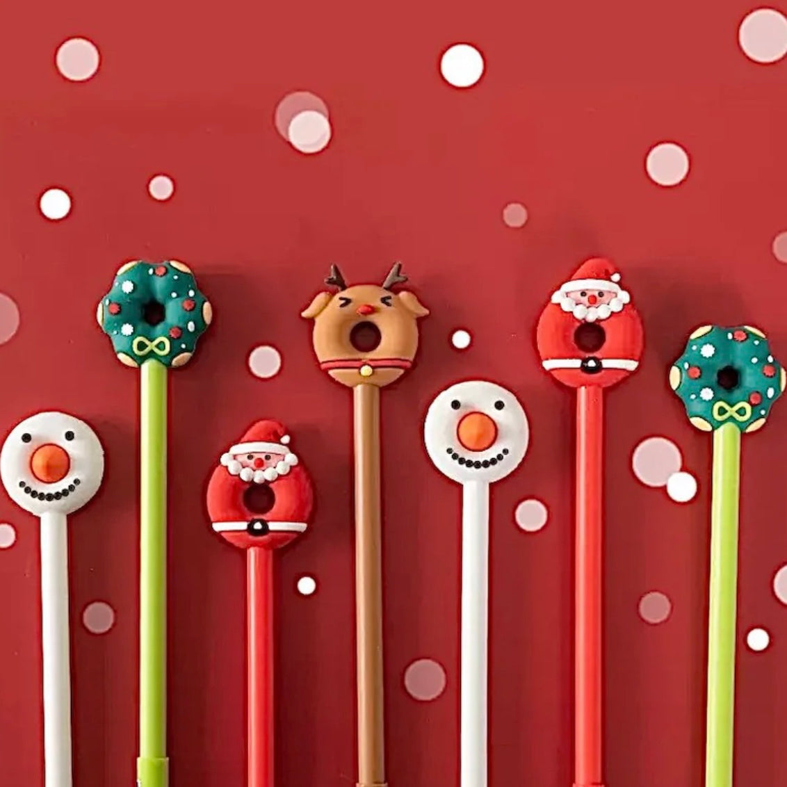 Christmas Doughnut Gel Pen Set