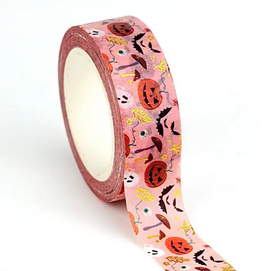 Pink Pumpkin Washi Tape