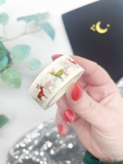 Christmas Reindeer Washi Tape