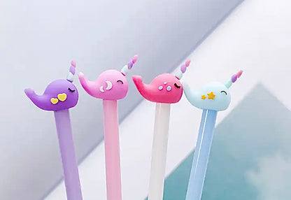 Narwhal Gel Pen Set - 4pc