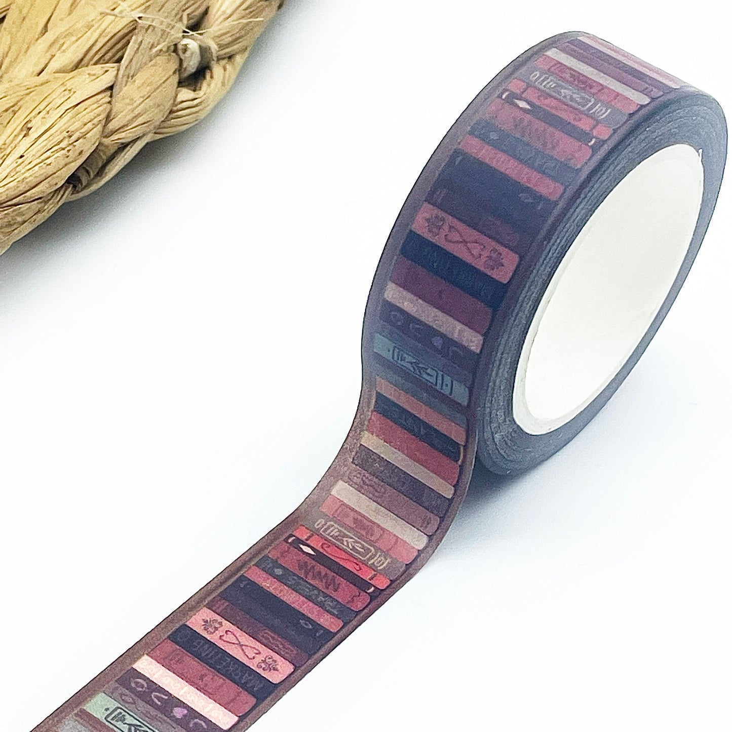 Vintage Bookshelf Washi Tape