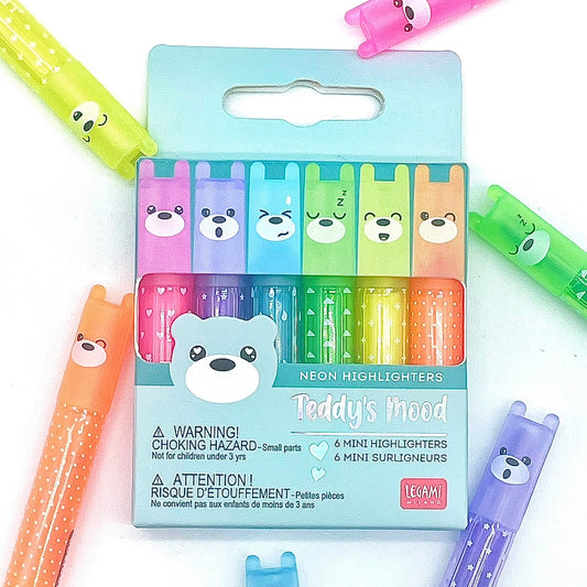 Legami Mini Highlighters - Neon