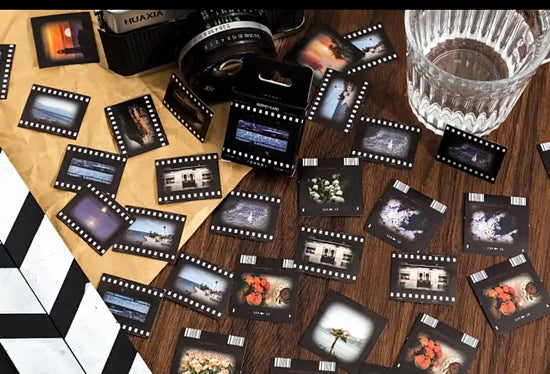 Film Reel Sticker Set Blue – Scribblet Stationery
