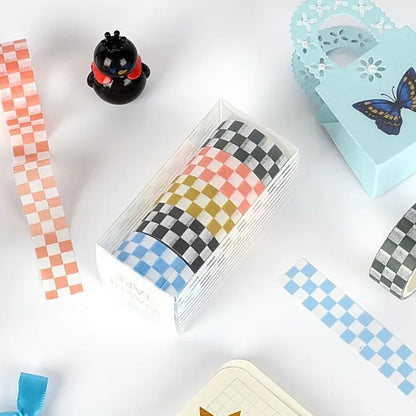 Checkerboard Washi Tape Set of 5