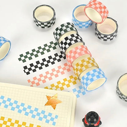 Checkerboard Washi Tape Set of 5