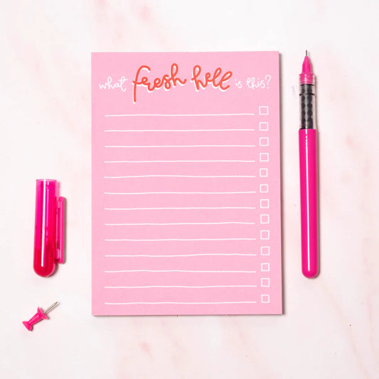 What Fresh Hell Is This - A6 Notepad