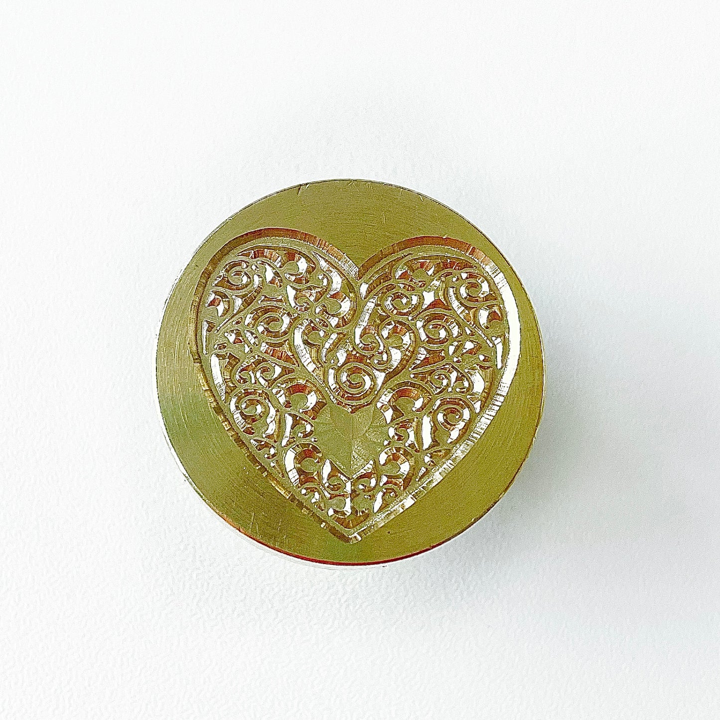 Floral Heart Wax Seal Head