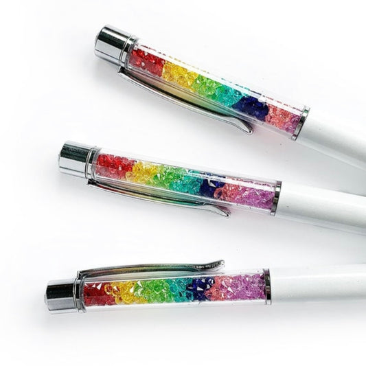 Rainbow Crystal Ballpoint Pen