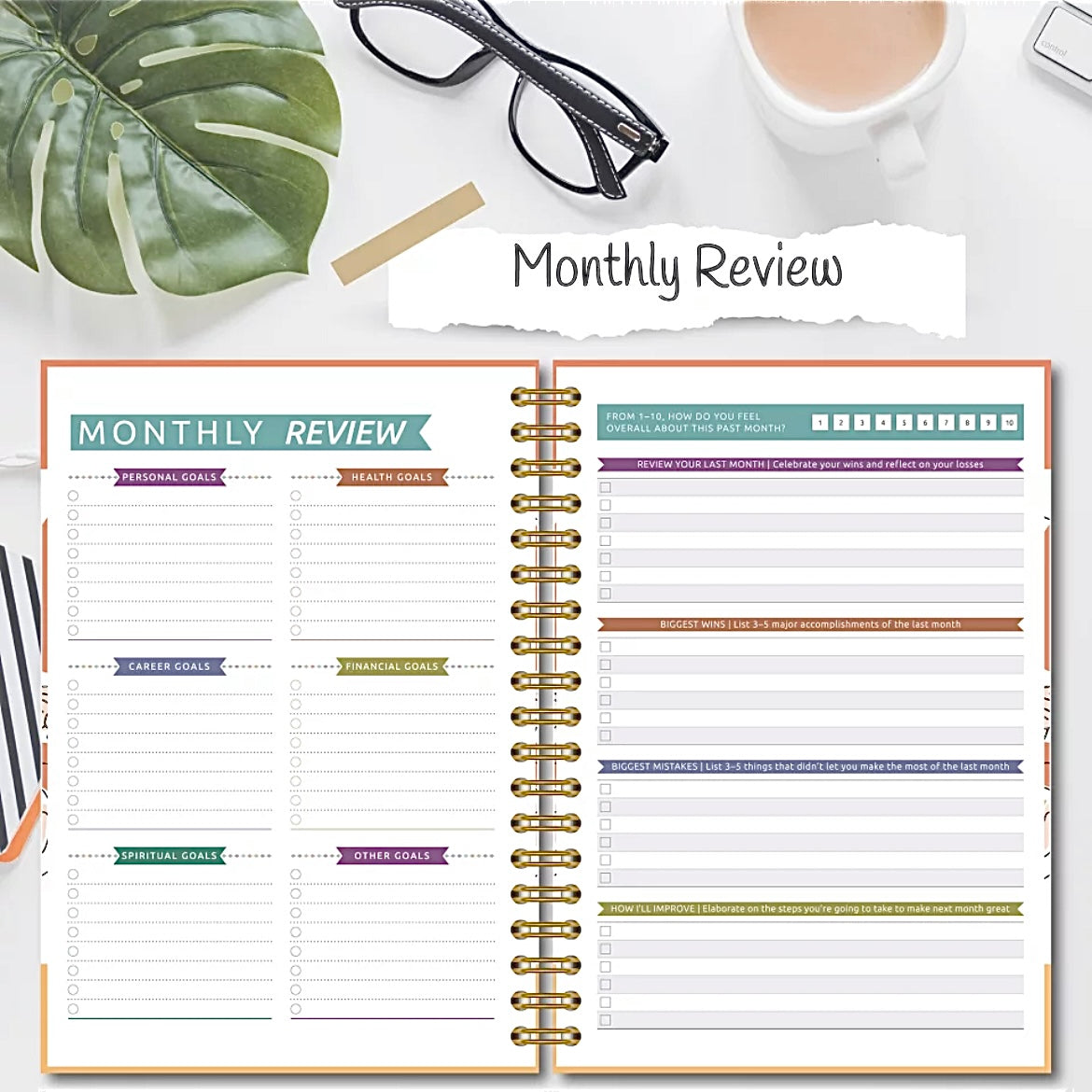 Academic Monthly Planner - 6m Undated