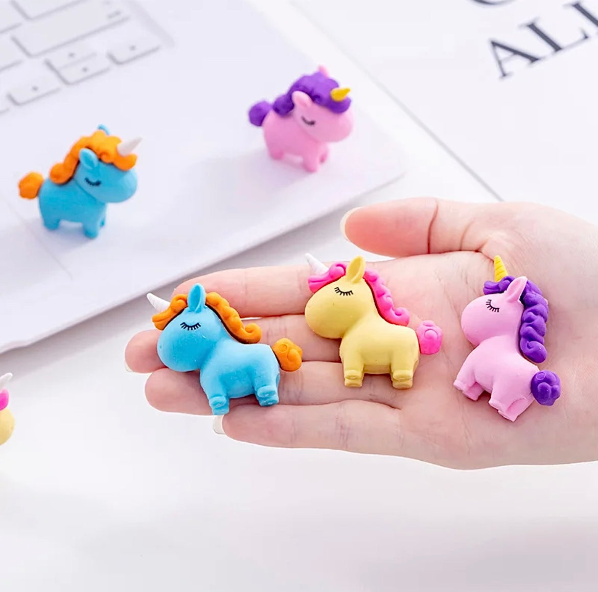 Kawaii Unicorn Eraser