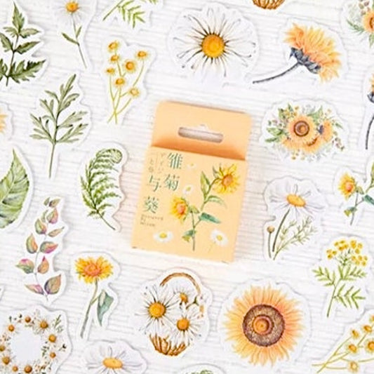 Sunflower & Daisy Stickers
