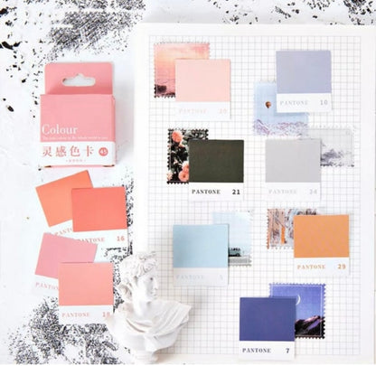 Pantone colour palette sticker set