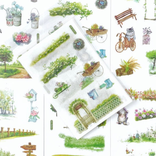garden sticker sheets