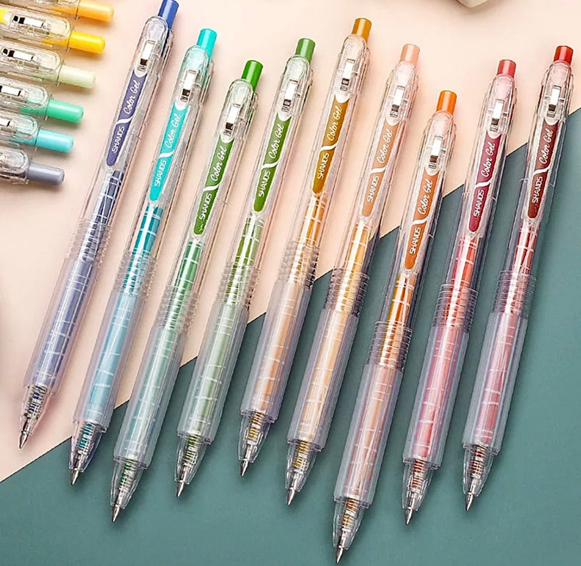 Morandi Gel Pen Set - Coloured Ink