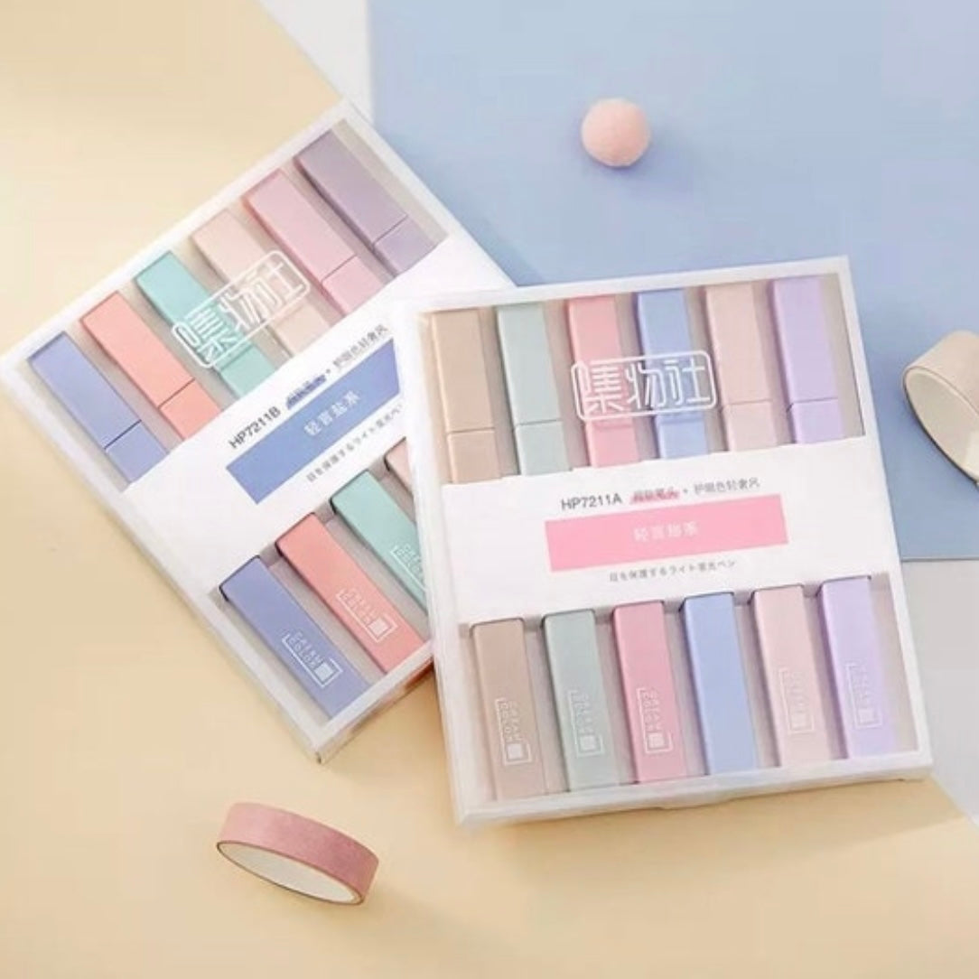 Muted Pastels Highlighter Set