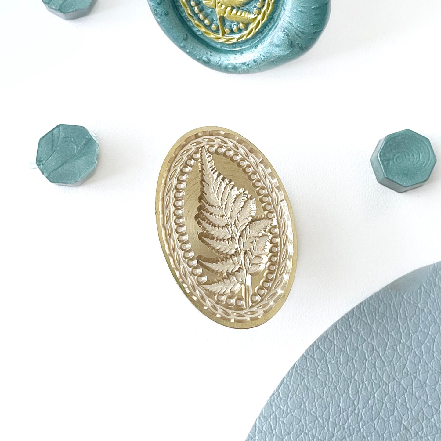 Oval Leaf Wax Seal Head