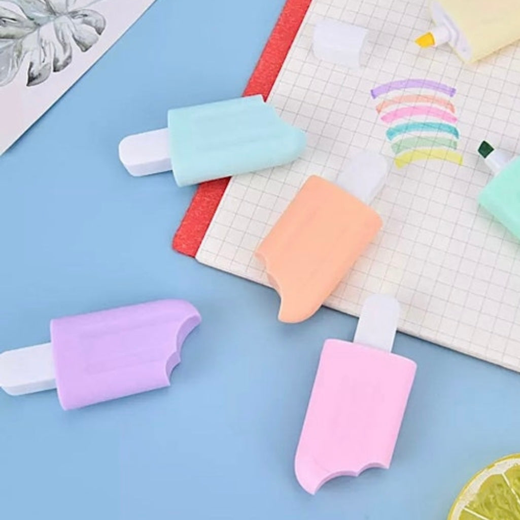 Ice Lolly Pastel Highlighter Set