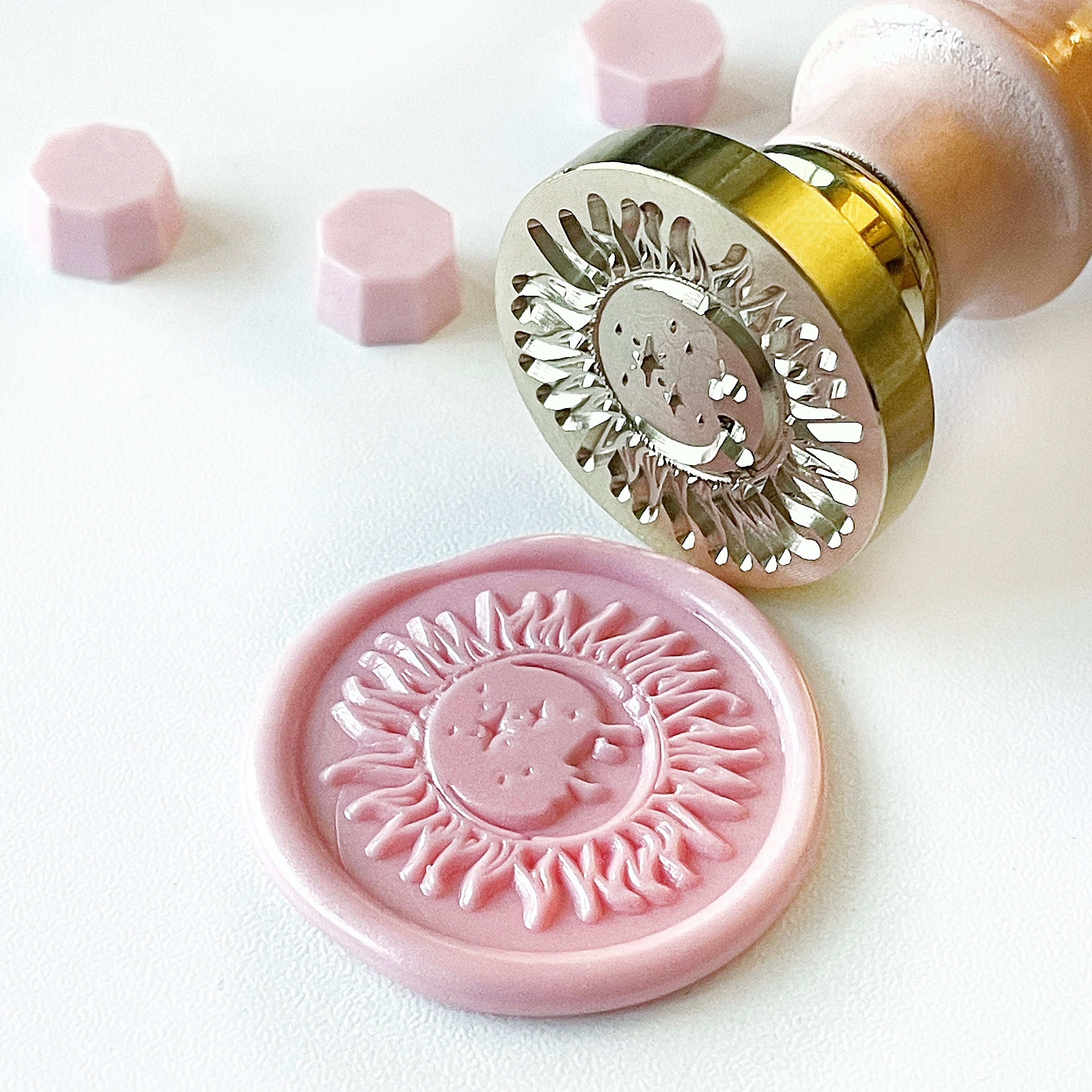 Sun Moon Wax Seal Head