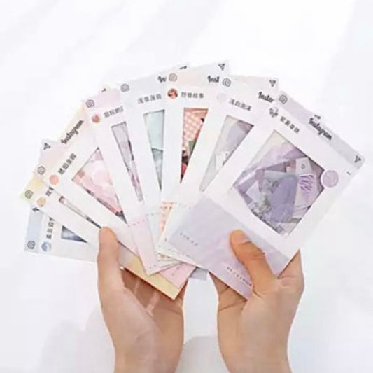 aesthetic coloured sticker sets