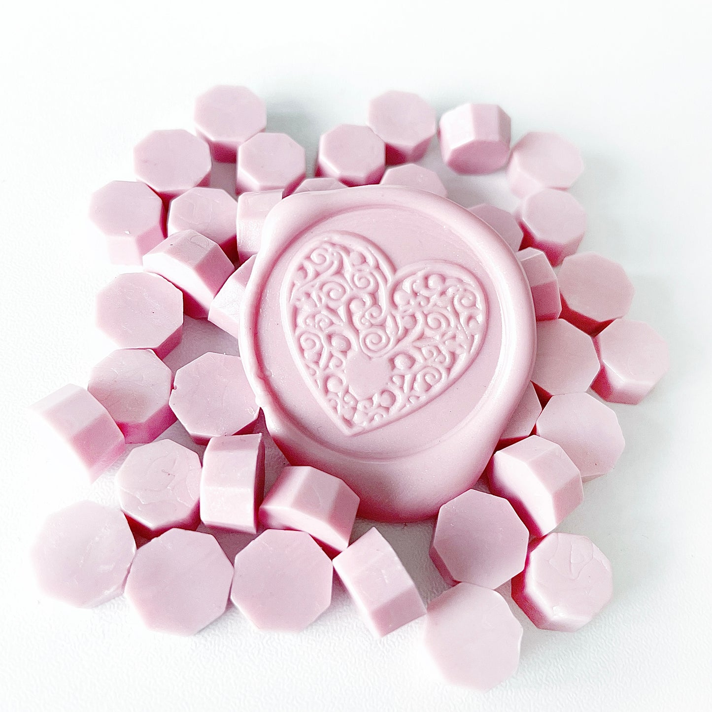 Floral Heart Wax Seal Head