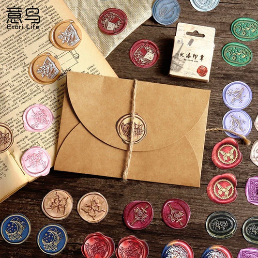 Adhesive Seal Stamp Sticker Box