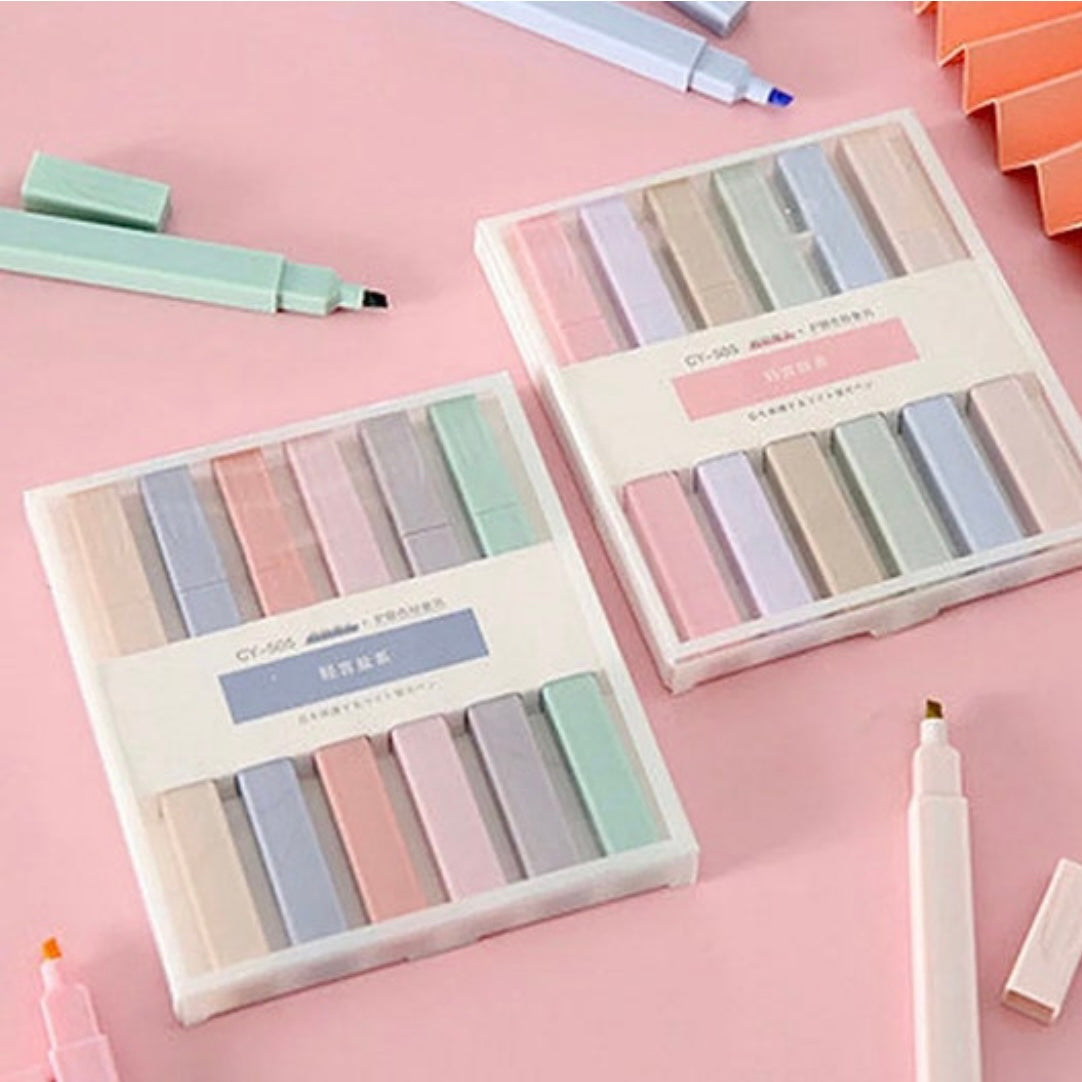 Muted Pastels Highlighter Set
