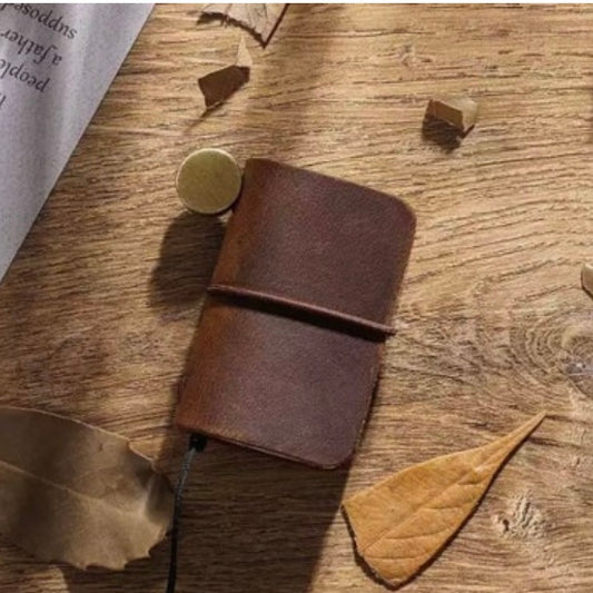mini leather journal