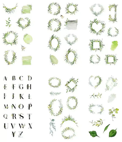 Watercolour Botanical Sticker Sheets